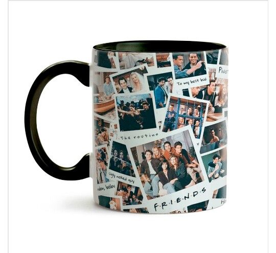 مج ابيض مطبوع